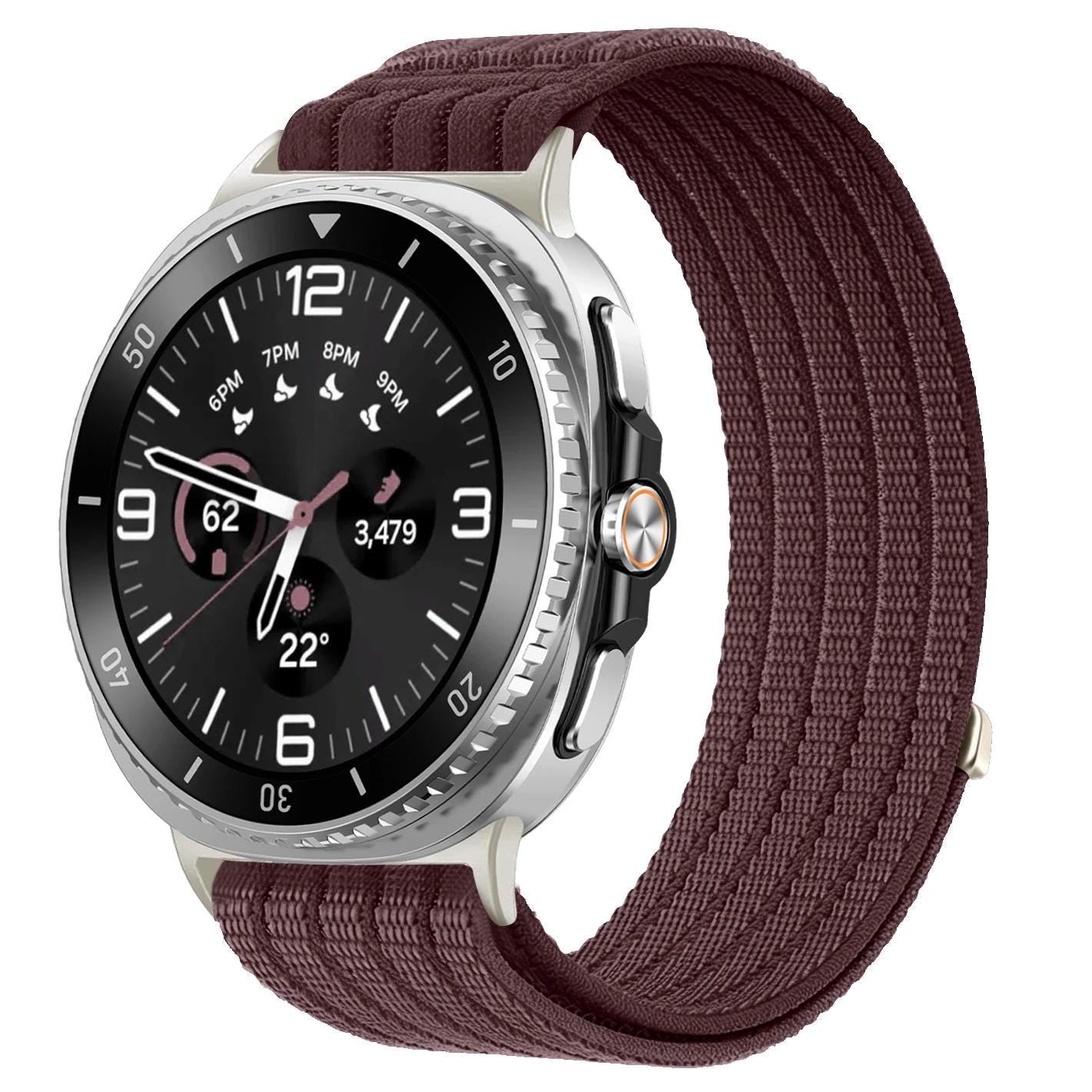 Samsung Galaxy Watch Nylon Loop Strap - Watch 8 Classic 46mm and Galaxy Watch Ultra 2025 47mm