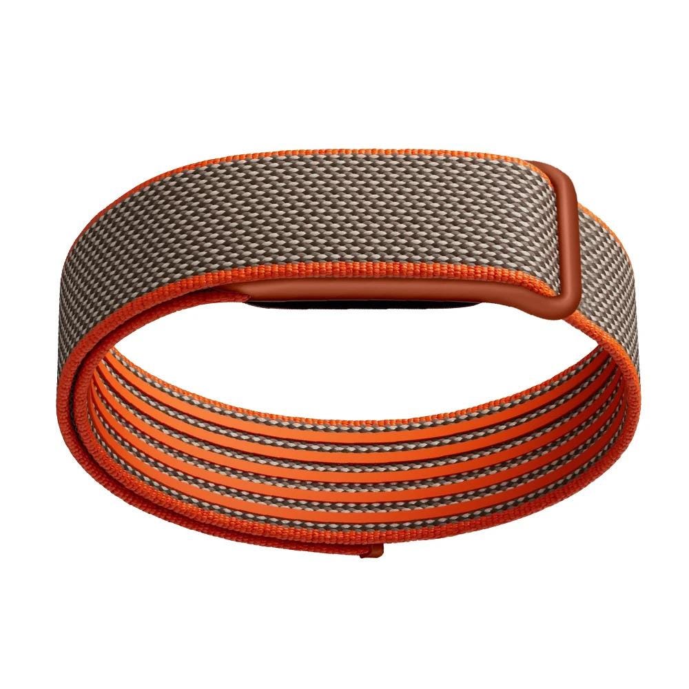 Soft nylon Fitbit Air compatible sport strap detail
