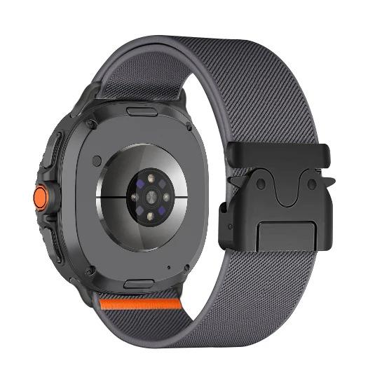 Samsung Galaxy Watch Nylon Loop Strap - Parachute Buckle Sports Band for Watch 8 Classic 46mm and Ultra 47mm