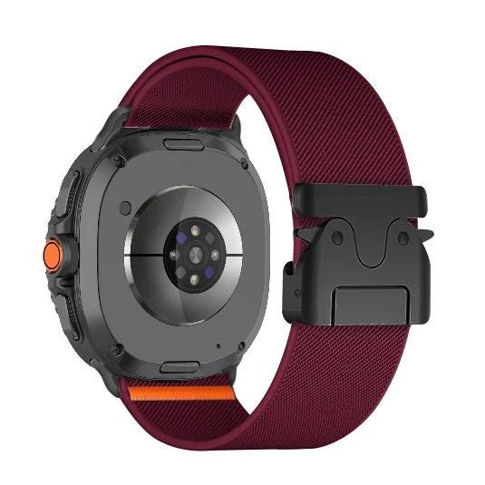 Samsung Galaxy Watch Nylon Loop Strap - Parachute Buckle Sports Band for Watch 8 Classic 46mm and Ultra 47mm