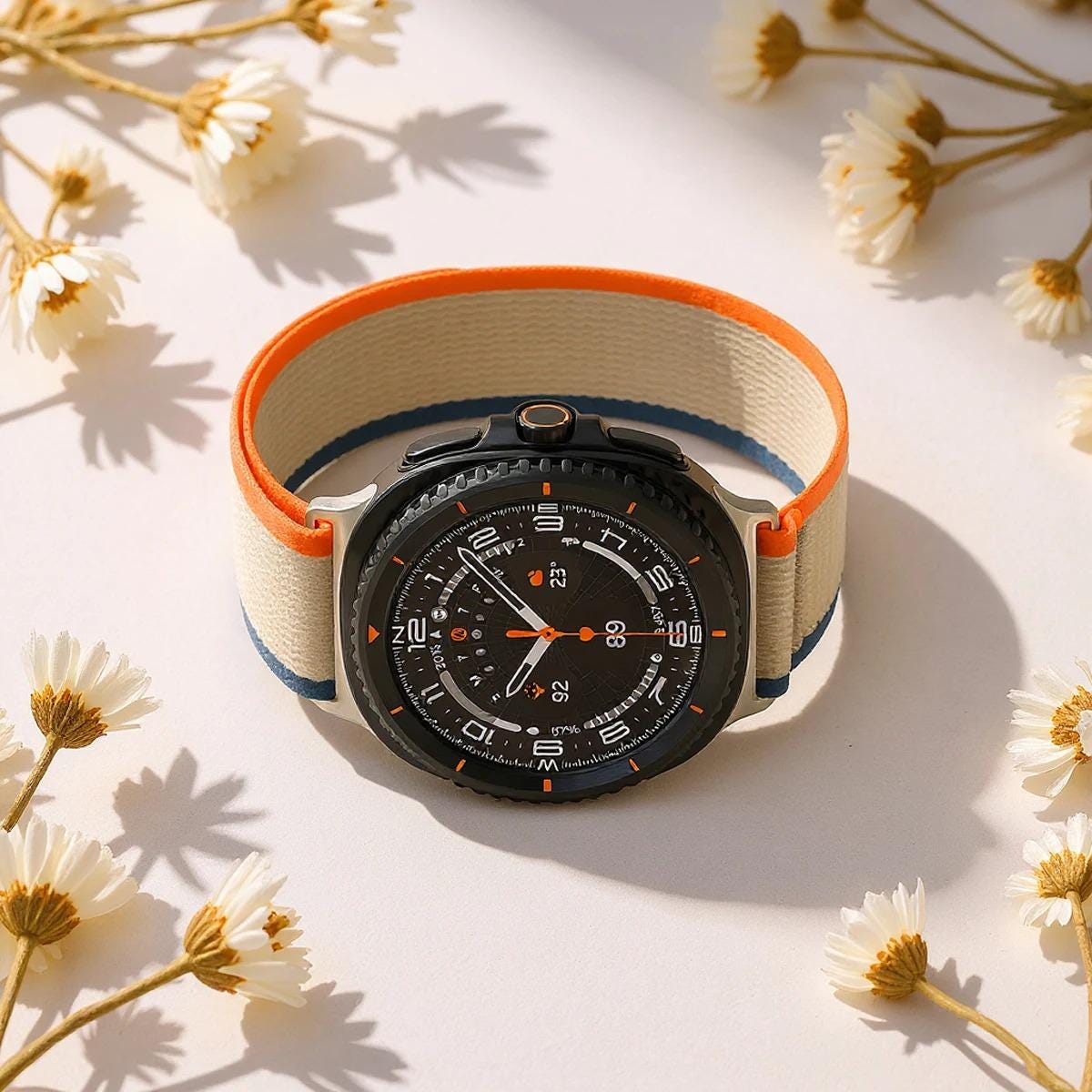 Samsung Galaxy Watch Trail Loop Strap, Soft Nylon Sports Band for Watch 8 Classic 46mm