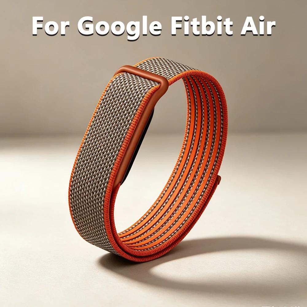Braided adjustable nylon replacement strap compatible with Google Fitbit Air