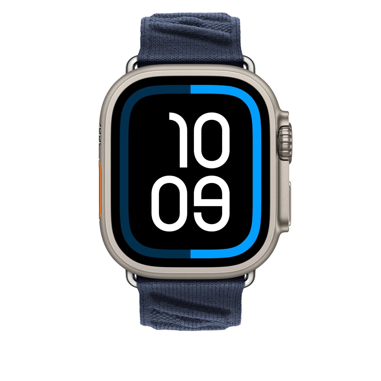 Woven Nylon Loop Band for Apple Watch – Adjustable Strap with Metal Buckle