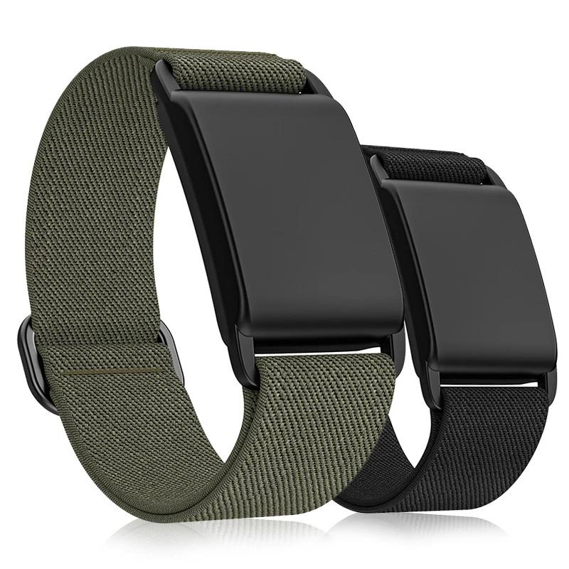Nylon Sport Band Compatible with Whoop Band 4.0 Bumper Case Breathable Nylon Adjustable Waterproof Replacement Wristband