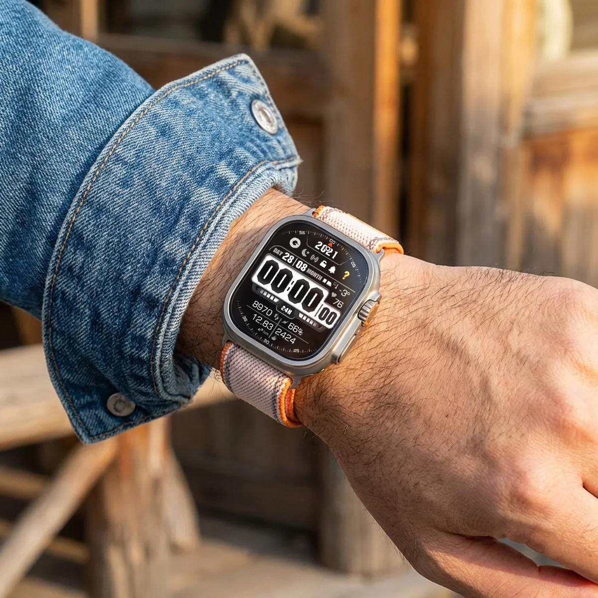 Parachute Buckle Strap for Apple Watch - Woven Nylon Sport Band