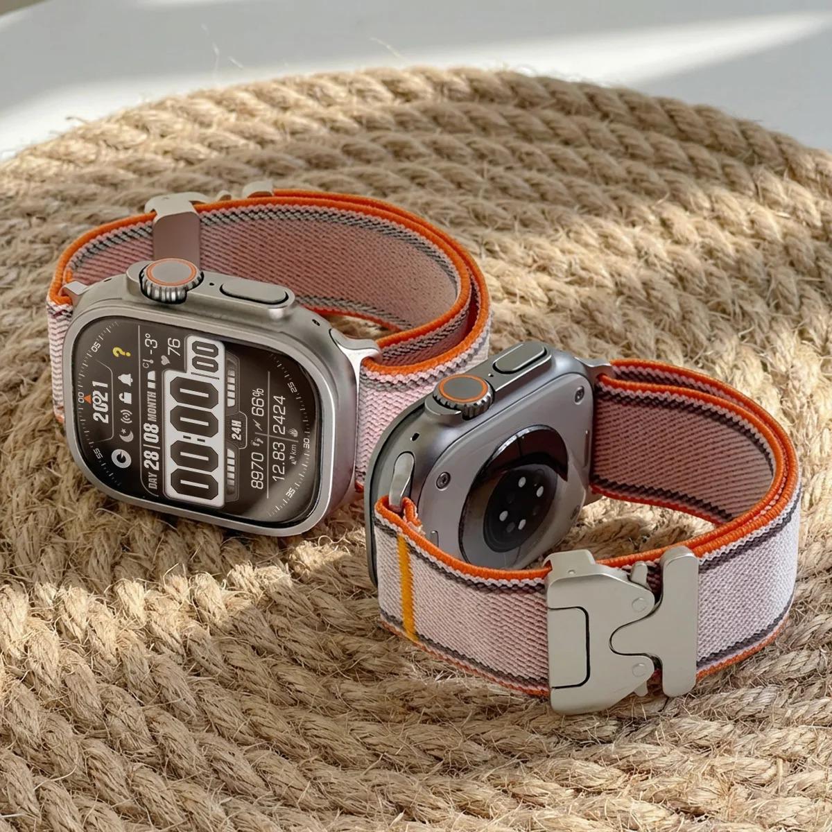 Parachute Buckle Strap for Apple Watch - Woven Nylon Sport Band