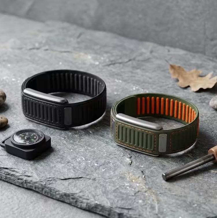 Rugged Two-Tone Nylon Sport Band for WHOOP 5.0 & MG, Heavy Duty Adjustable Replacement Strap