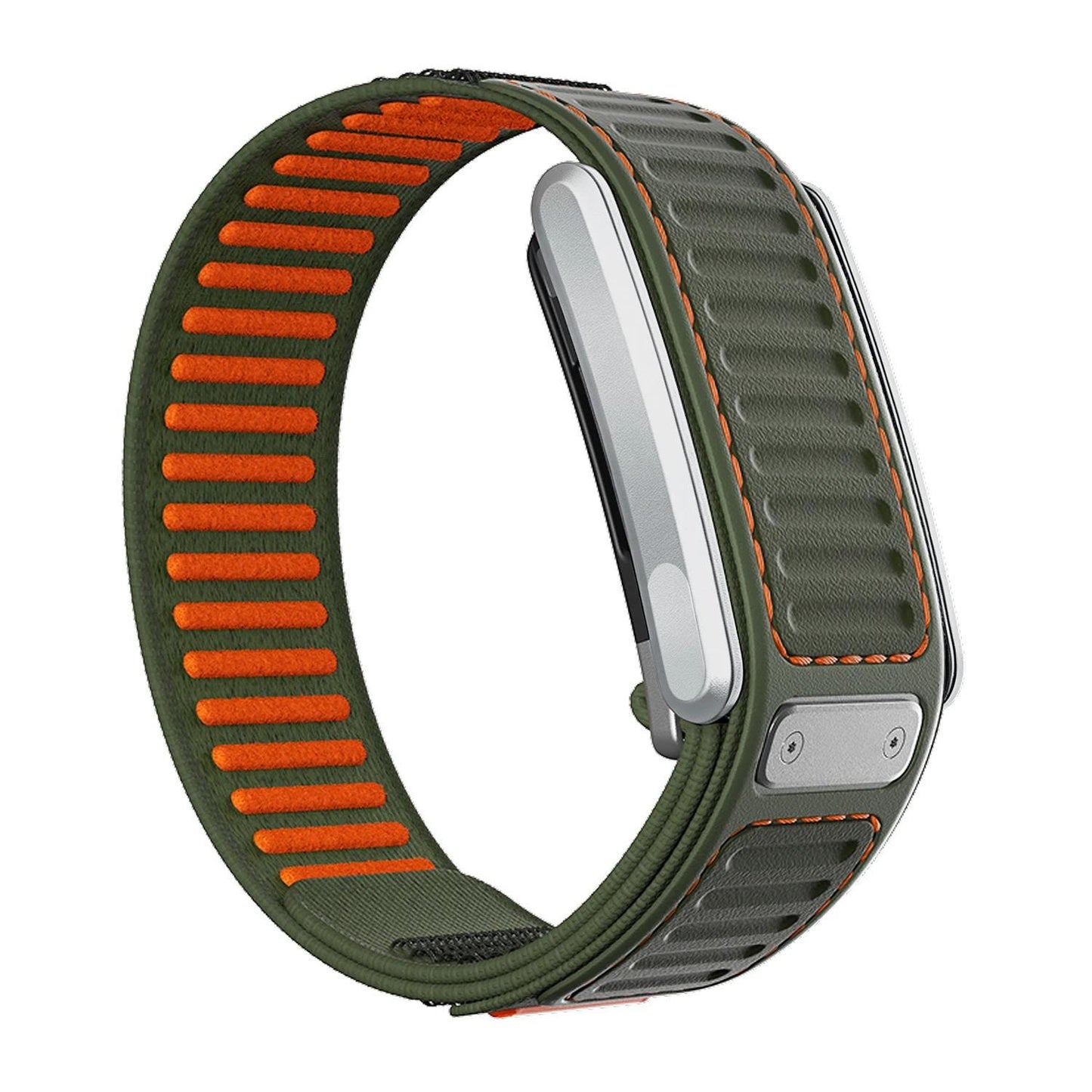 Rugged Two-Tone Nylon Sport Band for WHOOP 5.0 & MG, Heavy Duty Adjustable Replacement Strap