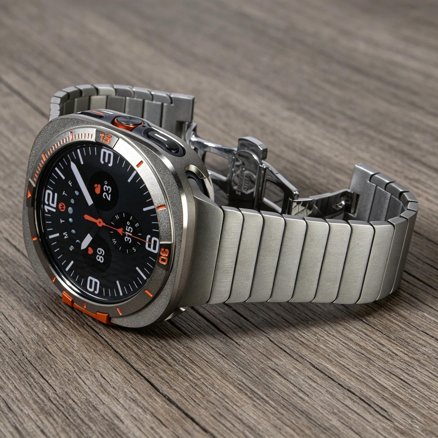 Samsung Galaxy Watch Ultra 2025 47mm Metal Case with Titanium Band Strap