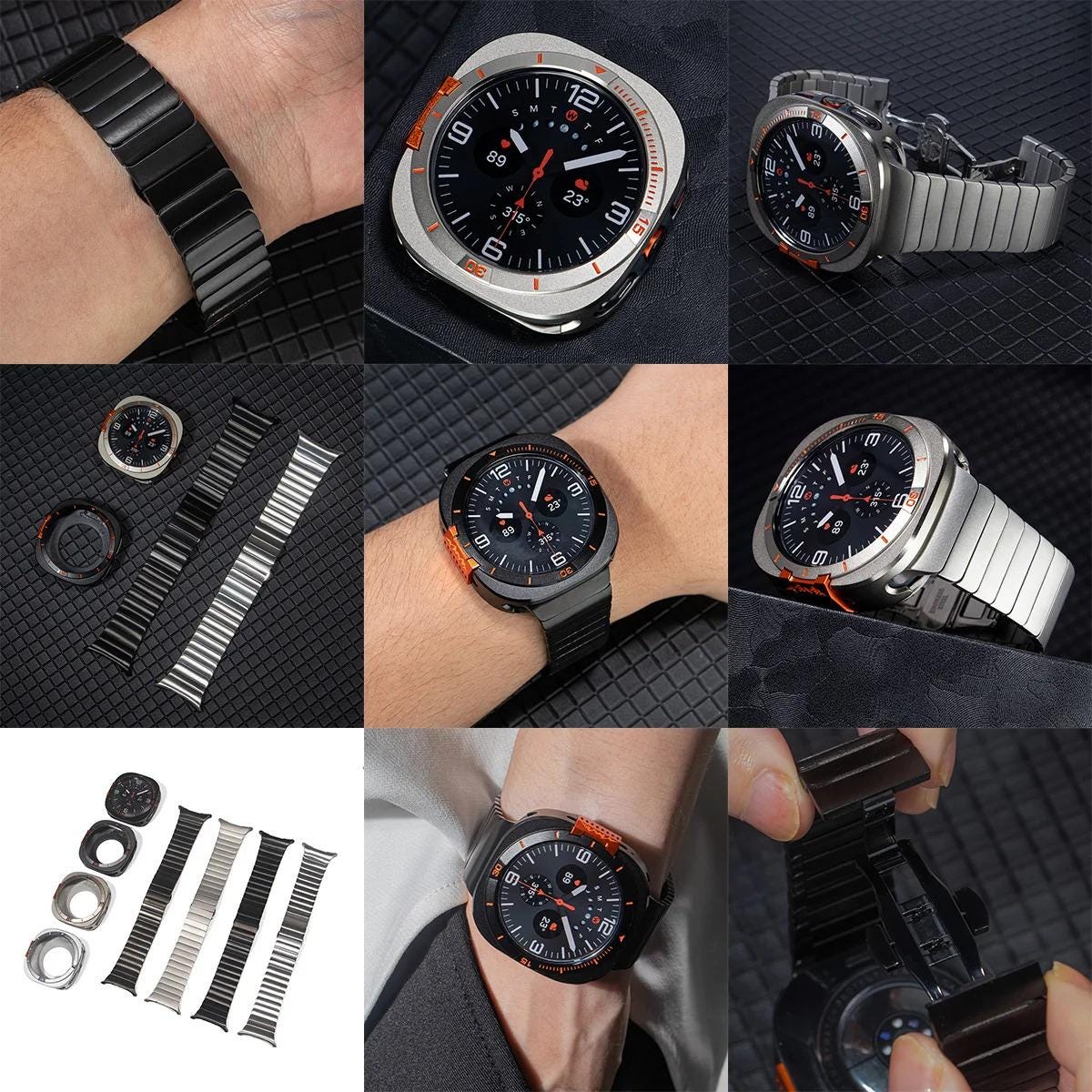 Samsung Galaxy Watch Ultra 2025 47mm Metal Case with Titanium Band Strap