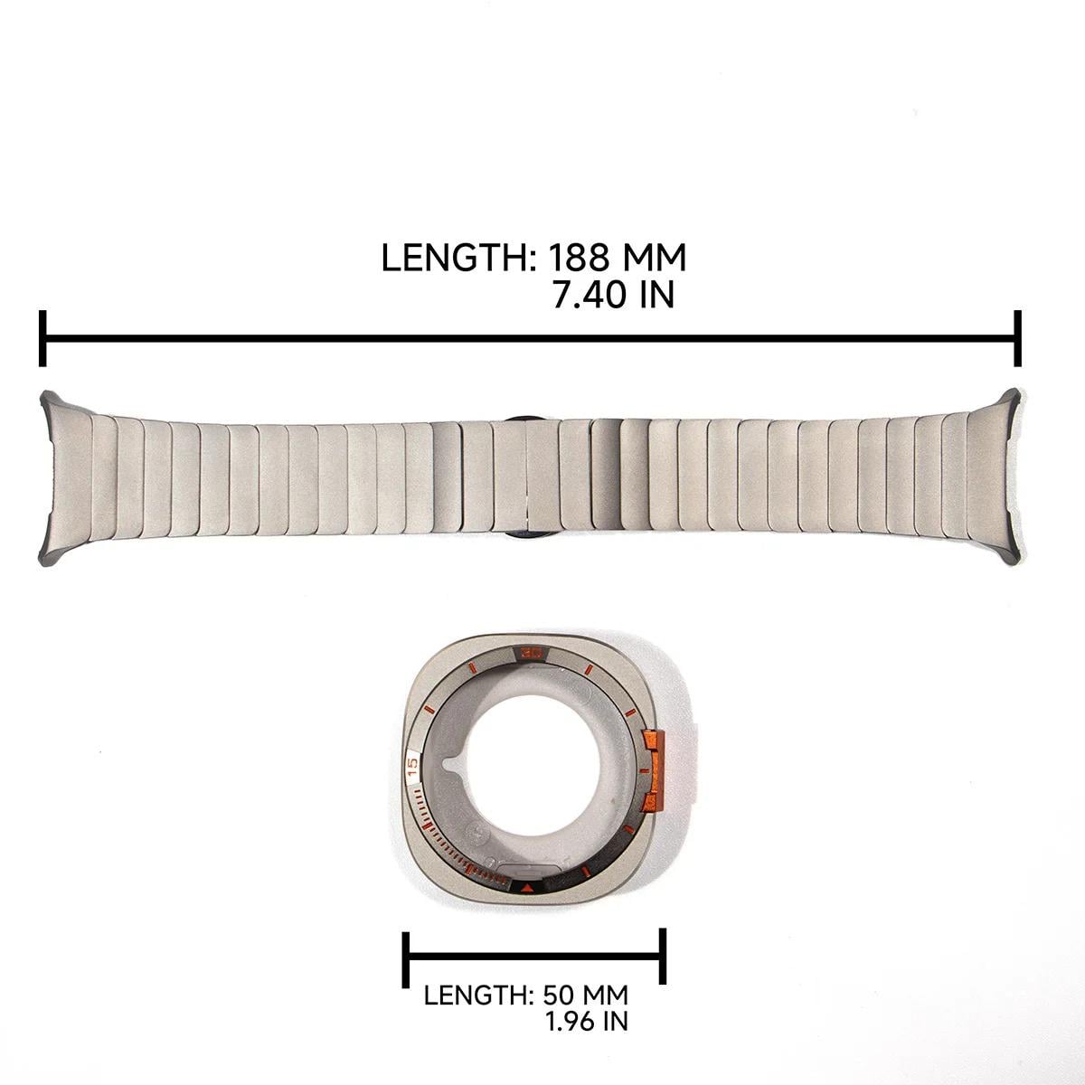Samsung Galaxy Watch Ultra 2025 47mm Metal Case with Titanium Band Strap