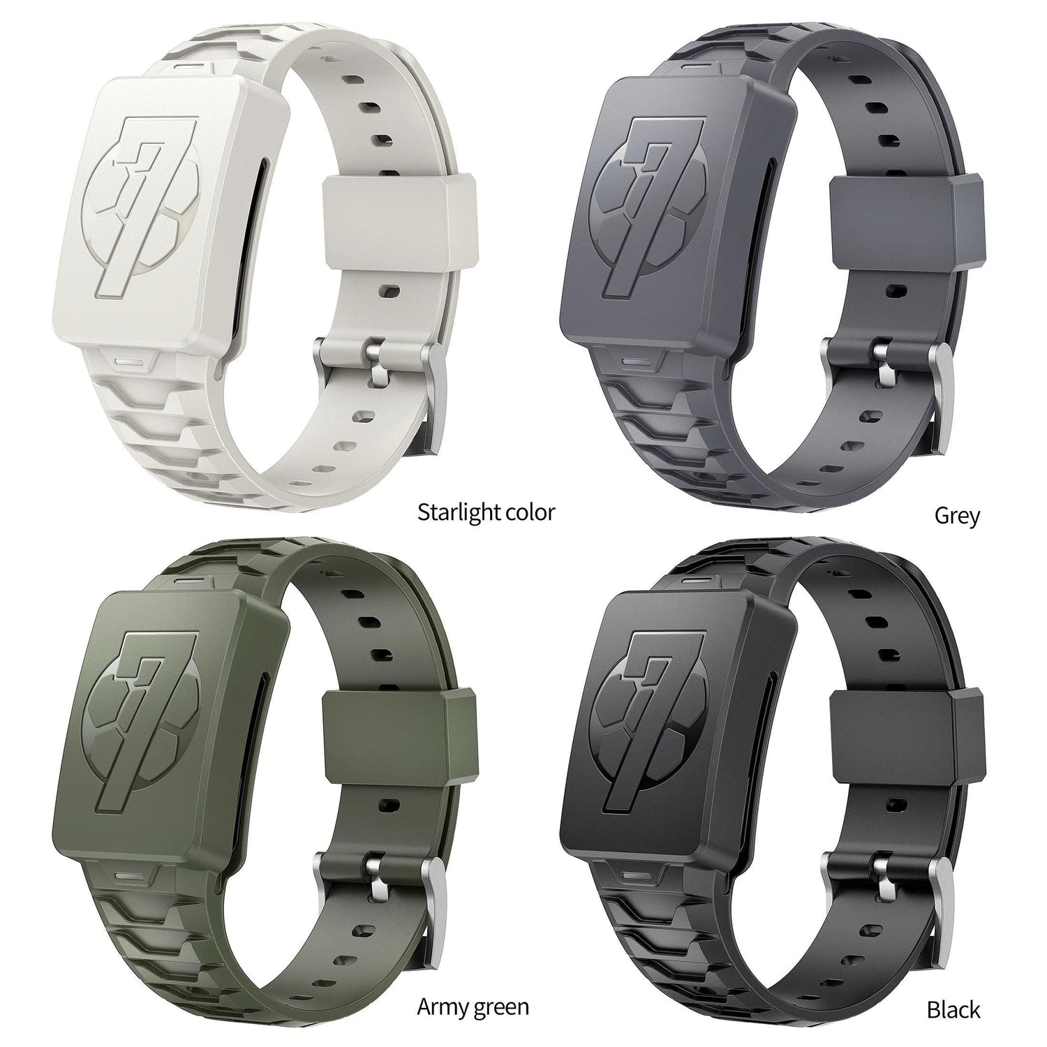WHOOP 4.0 Silicone Sport Band with Protective Case, Rugged Waterproof Replacement Strap