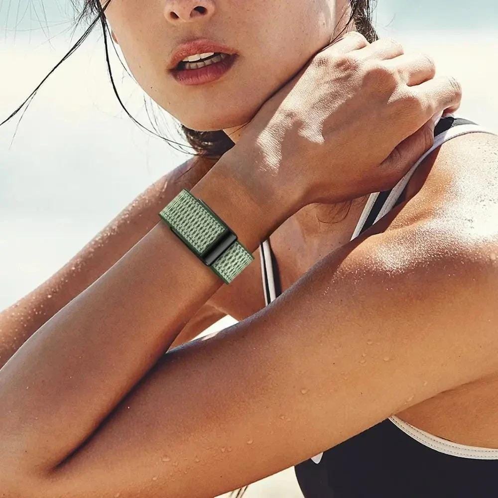 WHOOP 5.0 Knitted Band: Breathable, Waterproof Elastic Wristband for Fitness Tracker