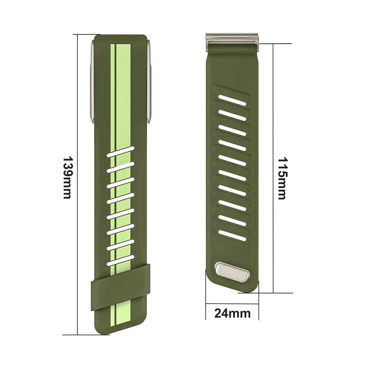 WHOOP silicone sport band connector detail