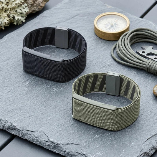 WHOOP Nylon Fitness Band with Magnetic Clasp - Soft Breathable Adjustable Replacement Wristband with Metal Frame