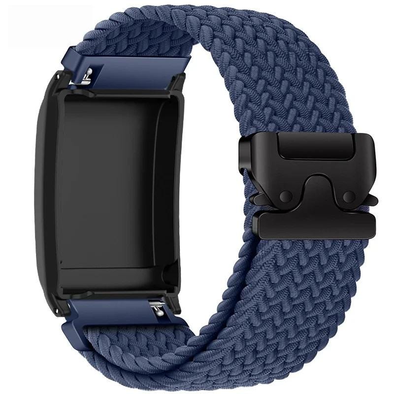 WHOOP Soft Breathable Adjustable Fitness Wristband - Elastic Braided Nylon Woven Tracker Strap with Parachute Buckle
