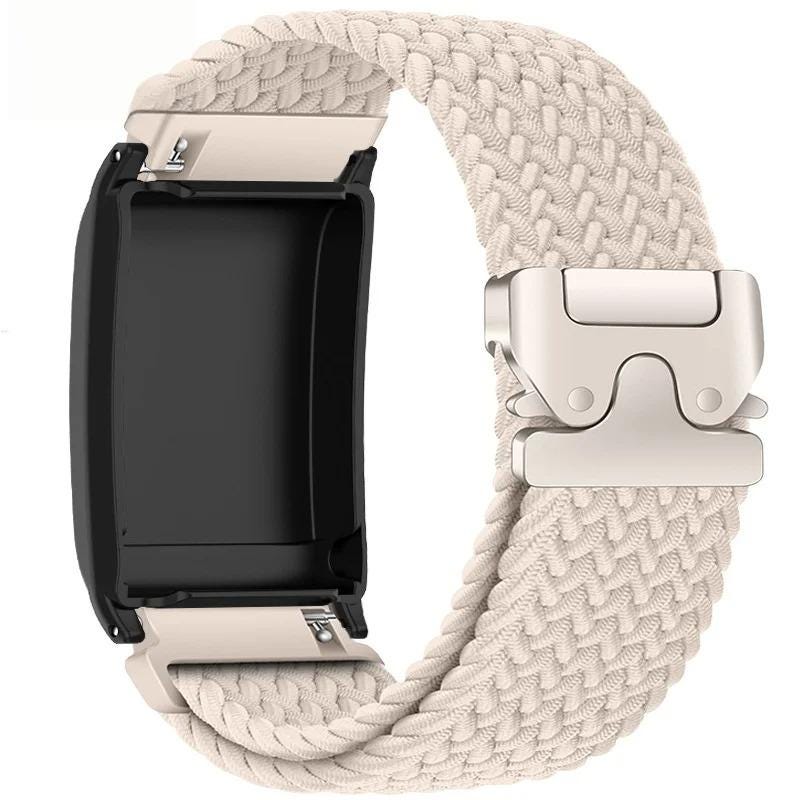 WHOOP Soft Breathable Adjustable Fitness Wristband - Elastic Braided Nylon Woven Tracker Strap with Parachute Buckle
