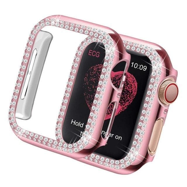 Bling Apple Watch Case cases Scunchapples Rose Pink 42mm series 3 2 1 