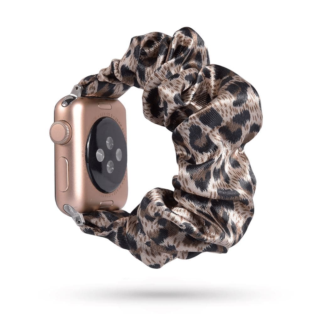 Cheeky Cheetar scunchie apple watch bands 
