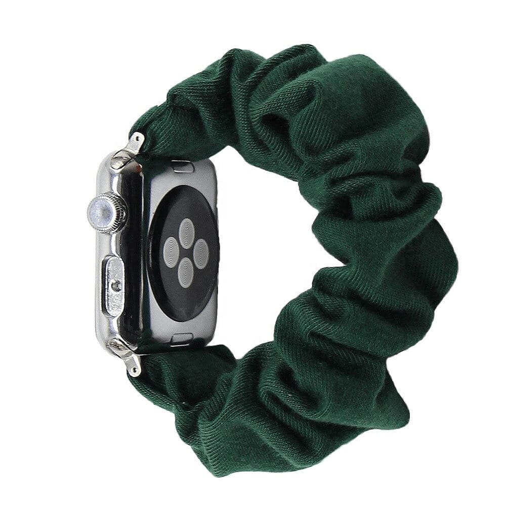 Color Cotton Forest scunchie apple watch bands 38mm or 40mm 