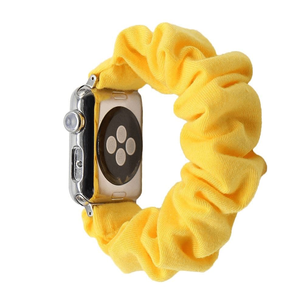 Color Cotton Mango scunchie apple watch bands 38mm or 40mm 