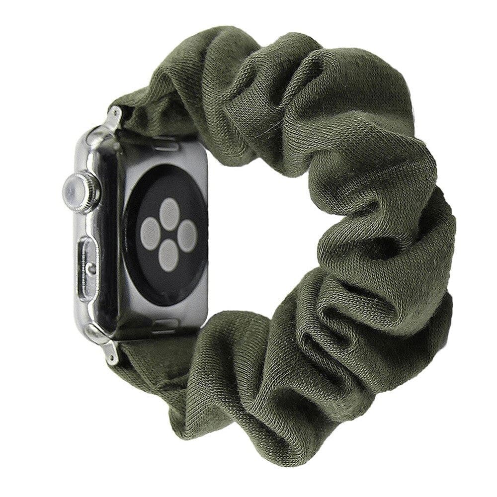 Color Cotton Sage scunchie apple watch bands 38mm or 40mm 
