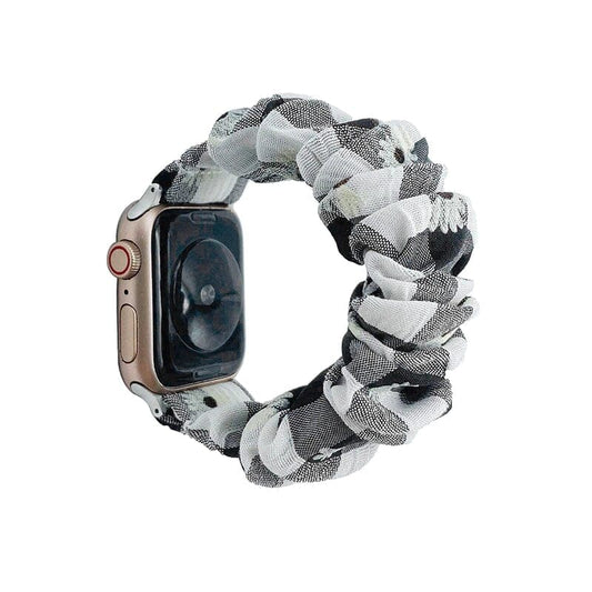 Daisy Plaid Apple Watch Band Scrunchapples 38/40/41mm 