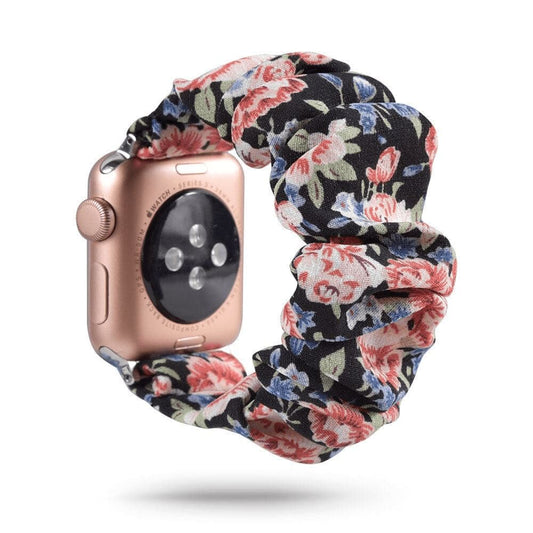 Floral Celebrations Discounts Scunchapples 38mm or 40mm Floral Midnight Rose 