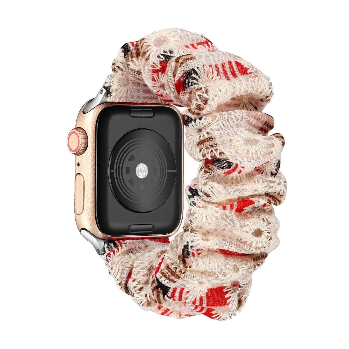 Floral Fall Pink scunchie apple watch bands 38mm or 40mm 