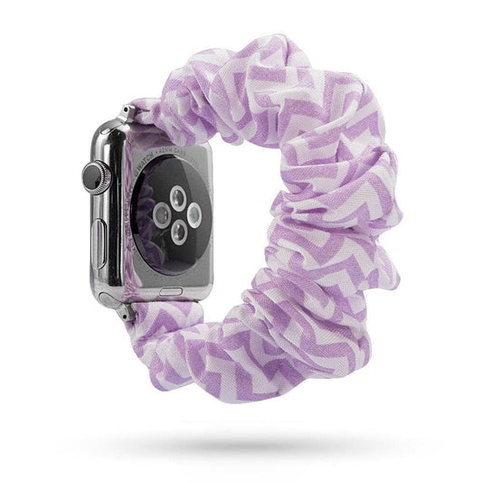 Lilac Craze scunchie apple watch bands 