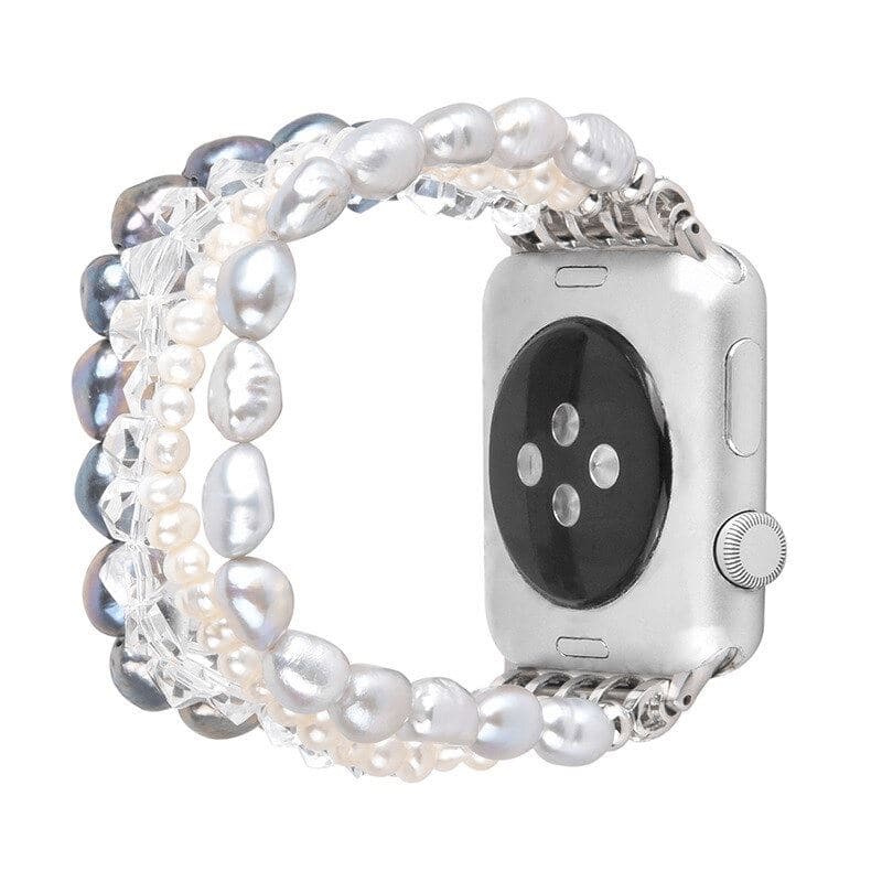 Pearlie Scunchapples 38mm or 40mm Moon Pearl 