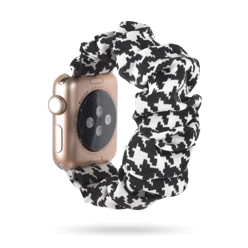Pixel Mono scunchie apple watch bands 38mm or 40mm 