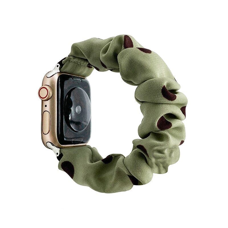 Polka Avacado Apple Watch Band Scrunchapples 38/40/41mm 