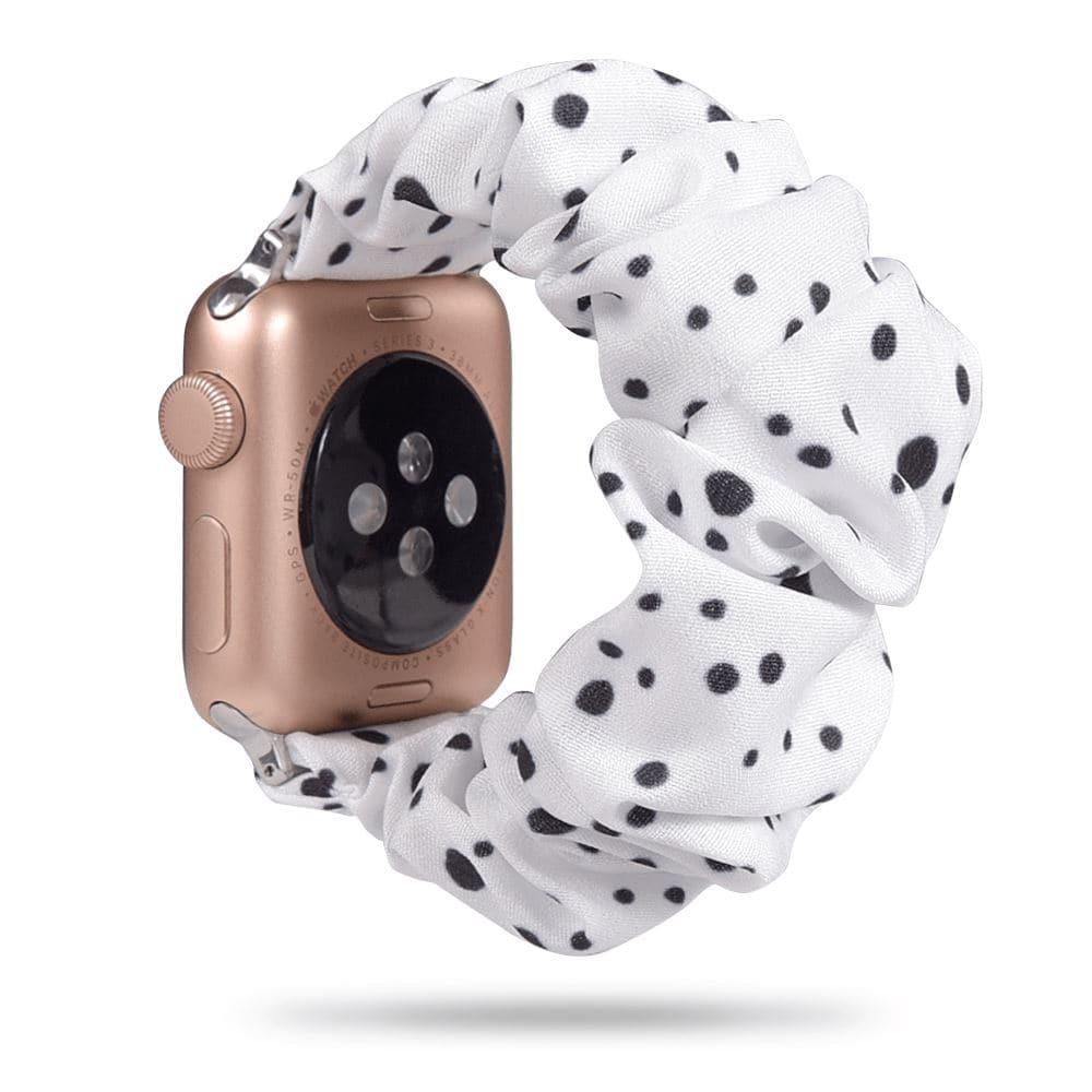 Polka Mini Dots scunchie apple watch bands 38mm or 40mm 