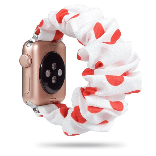 Polka Sunburst scunchie apple watch bands 38mm or 40mm 