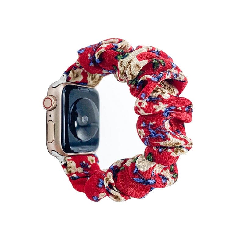 Rouge Bloom Apple Watch Band Scrunchapples 38/40/41mm 