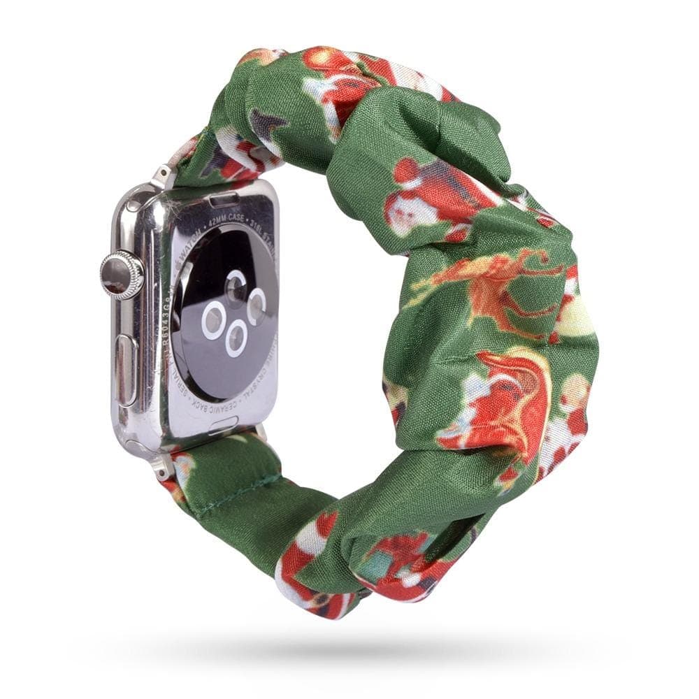 Santa scunchie apple watch bands 38mm or 40mm 