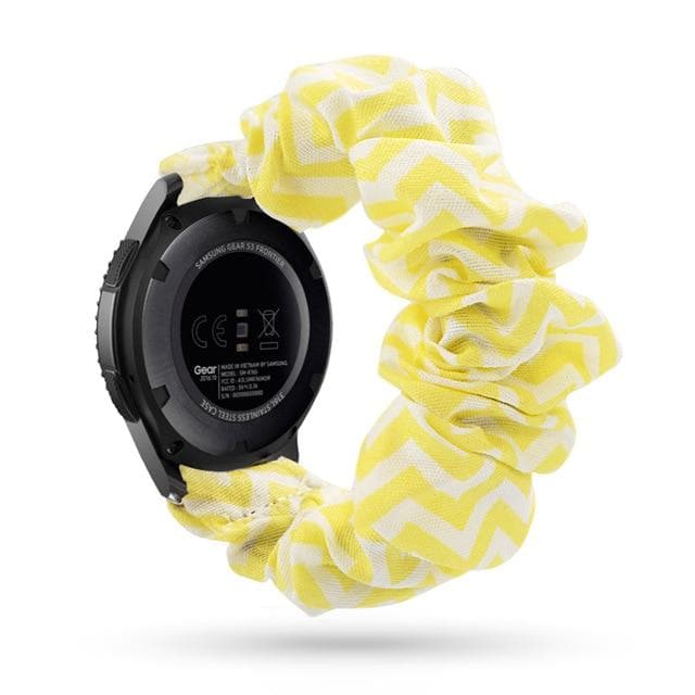 Scrunchie Band for Samsung & Garmin 25 Designs samsung Scunchapples United States Lemon Craze 20mm watch band
