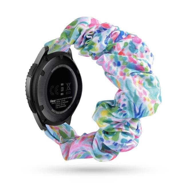 Scrunchie Band for Samsung & Garmin 25 Designs samsung Scunchapples United States Water Color Wish 20mm watch band