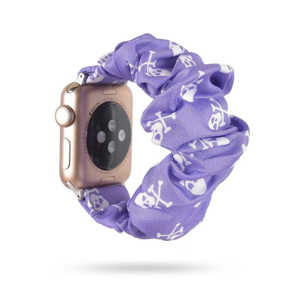 Skully Lavender scunchie apple watch bands 38mm or 40mm 