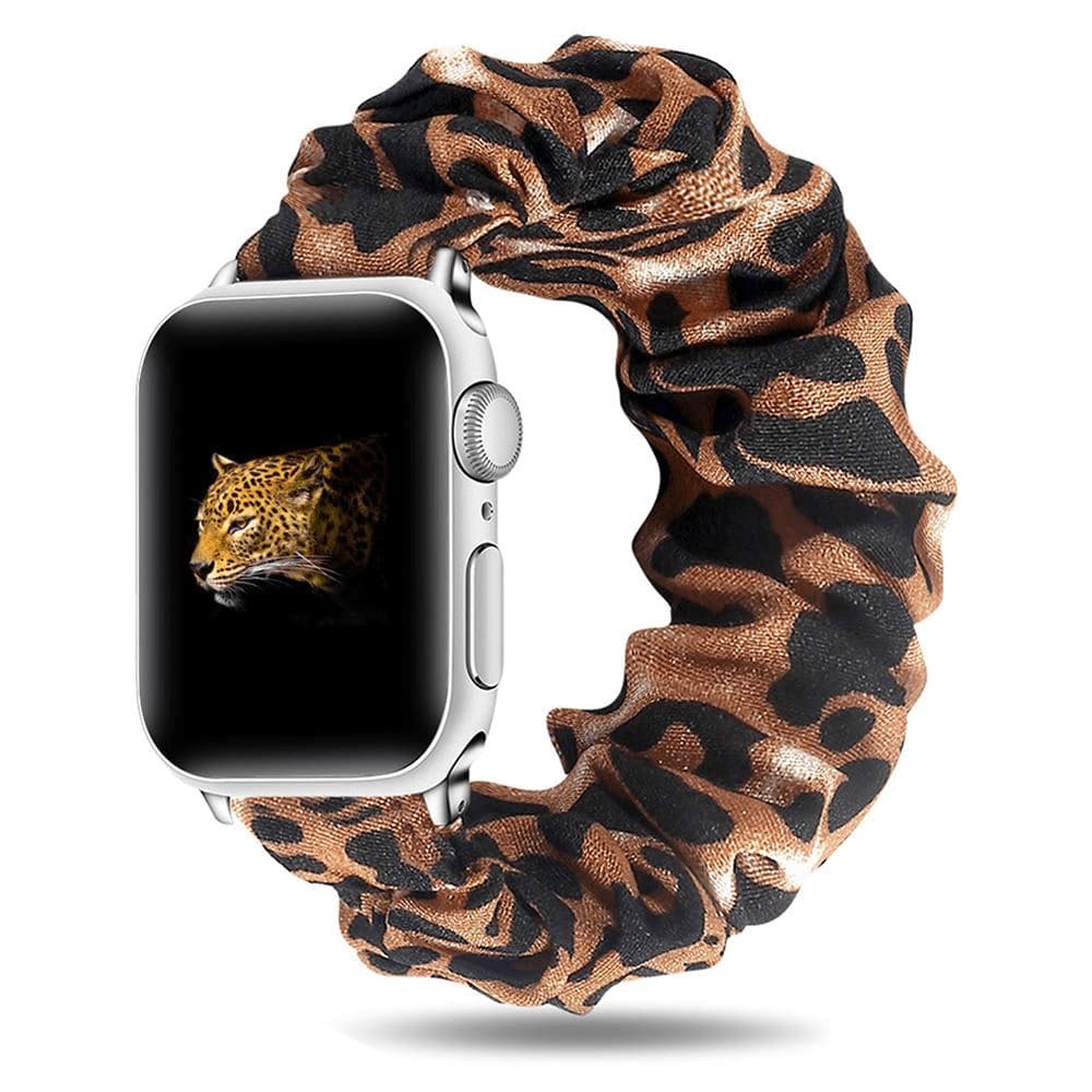Summer Leopard scunchie apple watch bands 38mm or 40mm 