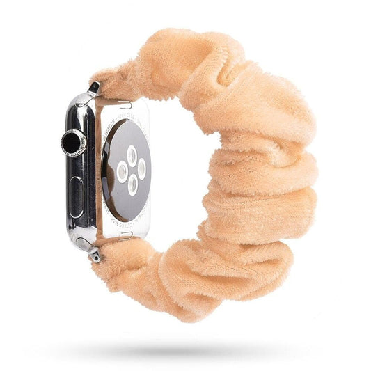 Toweling Peach Melba scunchie apple watch bands 