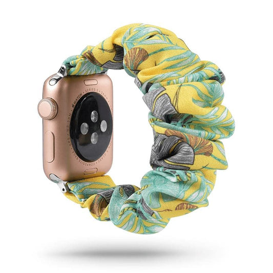 Tropical Banana scunchie apple watch bands 38mm or 40mm 