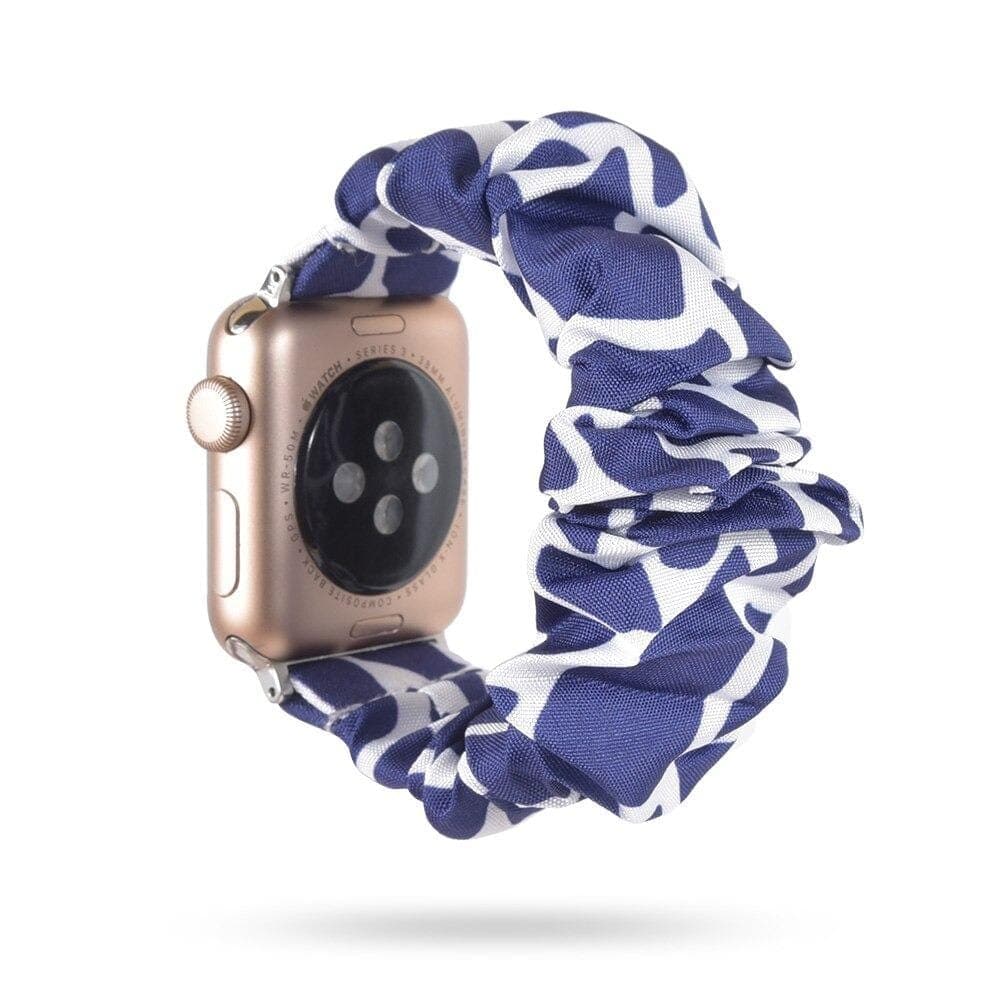Wave Blue scunchie apple watch bands 38mm or 40mm 