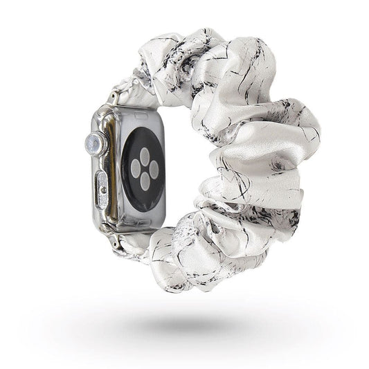 White Whisper scunchie apple watch bands 38mm or 40mm 